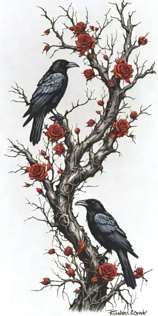 Gnarled Tree Design - Nature inspired tattoo idea